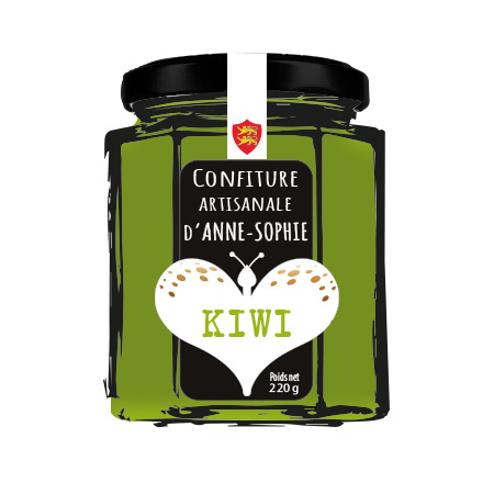 confiture artisanale de kiwi