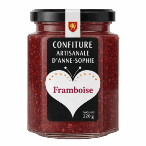 Confiture artisanale de framboise